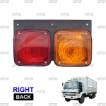 ไฟท้าย ข้างขวา 1 ชิ้น สีแดง,ส้ม สำหรับ Isuzu JCM Rocky FSR FTR 175 195 Truck ปี 1984-1995